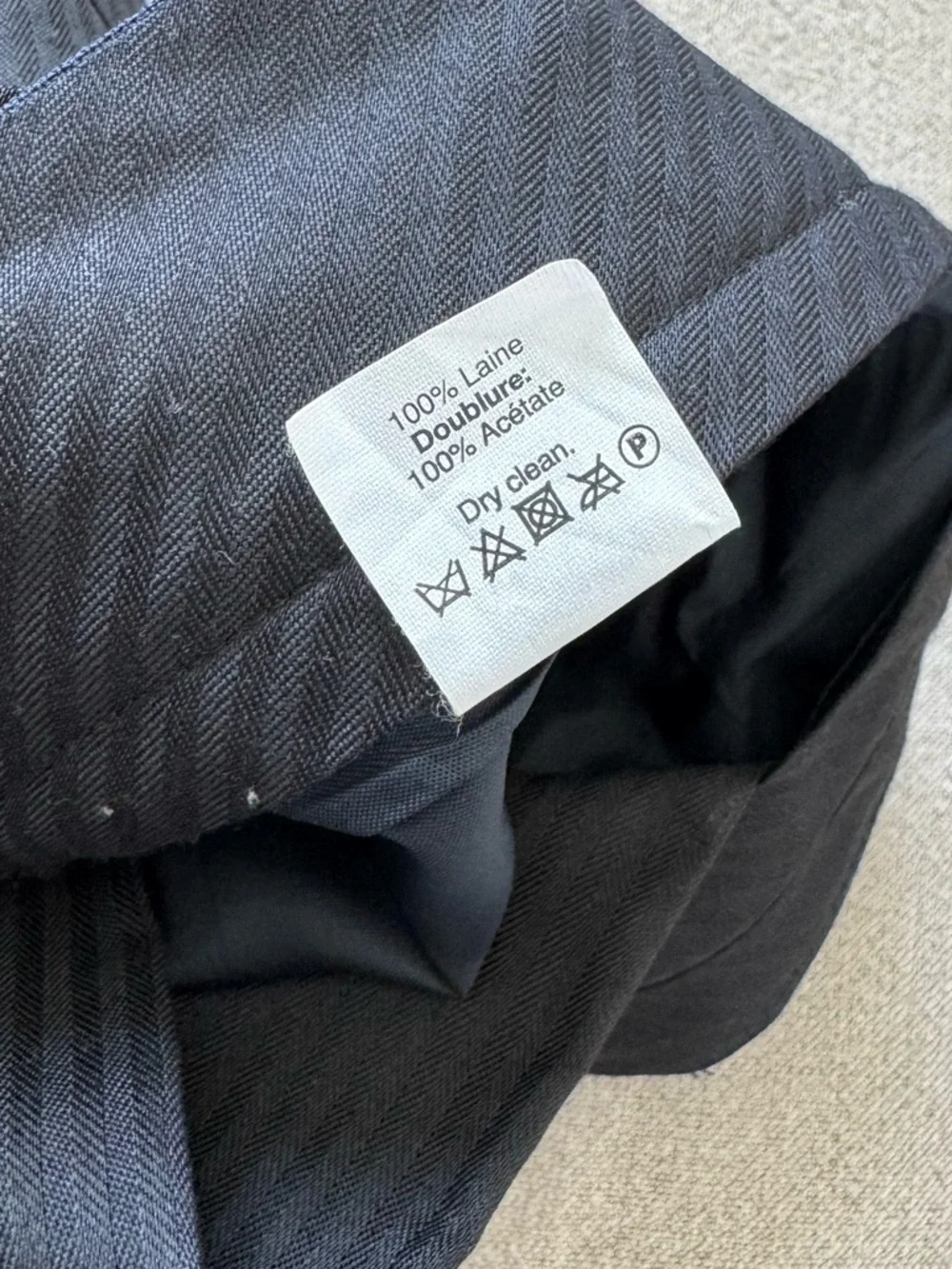 J.Crew Thompson 34x30 Navy 100% Wool Suit Pants Mens Dress Trousers Tailored Fit